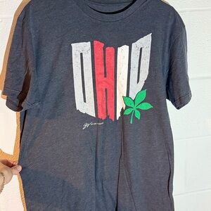 Graphic Ohio T-Shirt in Charcoal